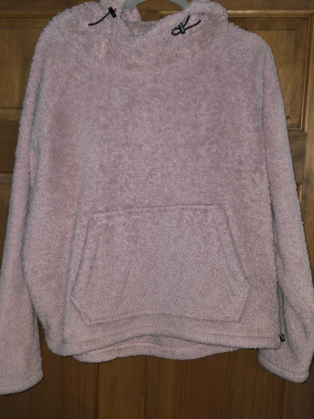 PINK Victoria's Secret Light Pink Sherpa Hoodie